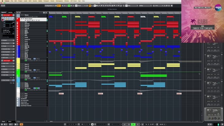 R&B Cubase Pro Template Cans