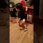 Toddler dancing to R&B