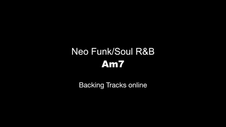 Backing Track Neo Funk/Soul R&B