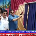 Commissioner secretary R&B inagurates bridge at Babapora, Ganjipora
