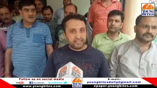 Public protest against PDD Electric & Maintenance R&B Wing Canal Road Jammu