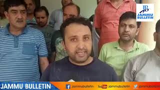 Public protest against PDD Electric & Maintenance R&B Wing Canal Road Jammu