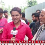 Residents of Purn Sadarshah  Budgam Stage protest against R&B Department