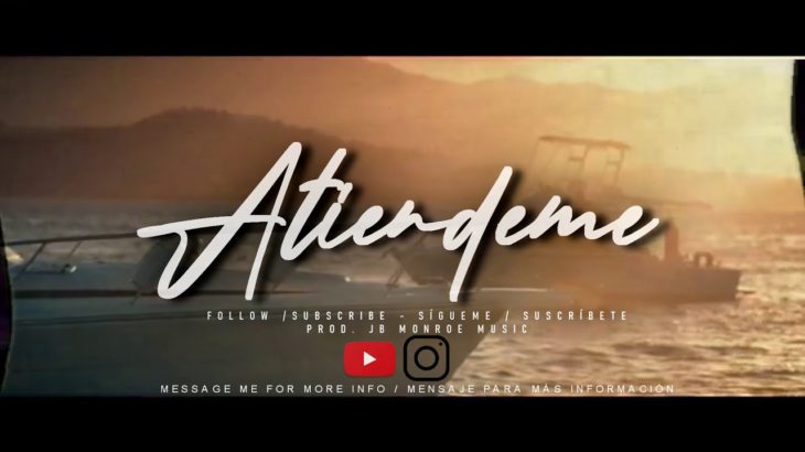 Atiéndeme ❌MYKE TOWERS ❌ PUSHO ❌ TYPE BEAT | TRAP | R&B | SMOOTH |  2019 PROD. JBMONROE
