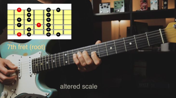 Best ways to use melodic minor in neo-soul/r&b guitar – pt. 1 (altered scale)