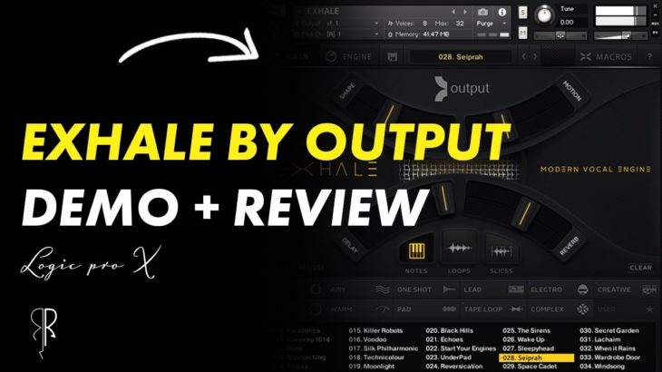 EXHALE by Output Review & Demo | MAKING A R&B BEAT