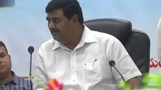 Hon’ble R&B MIN  in C M VOLLEY BALL tournment meeting at collectorat Srikakulam on dt;03-08-2019.