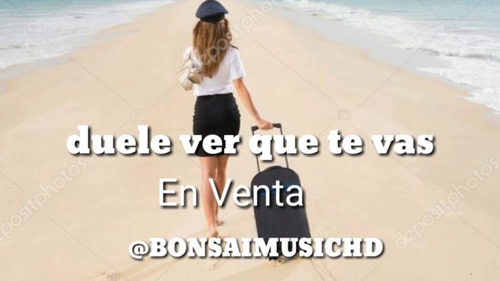 Rap romántico 
R&B duele que te vas 
Canción en venta