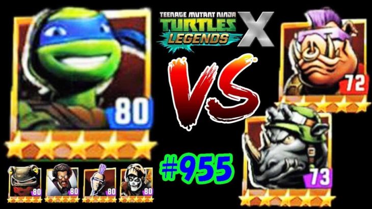 TMNT Legends – Team Of Erika Alvarez VS 1987 R&B #955 (忍者神龟ミュータントタートルズ レジェンズ)
