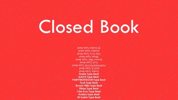 Free Ambient R&B Type Beat – Closed Book