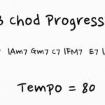 R&B Chord Progression C Key (Tempo = 80, 16 Beat Swing)