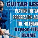 R&B Guitar Lesson – Playing the Same Progression Across the Fretboard