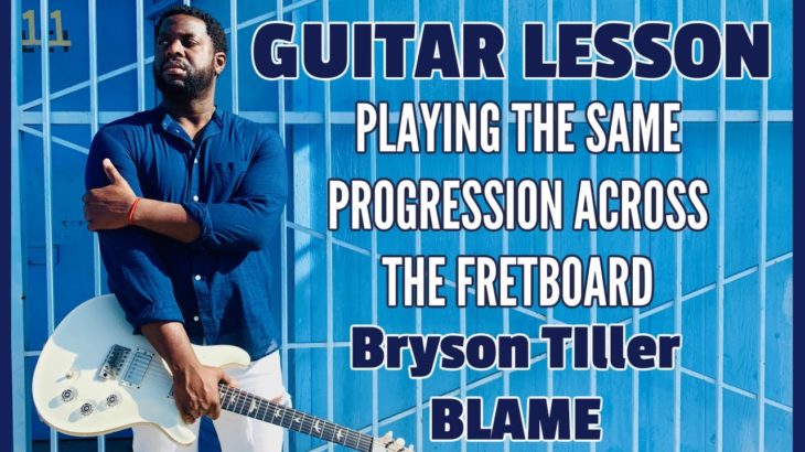 R&B Guitar Lesson – Playing the Same Progression Across the Fretboard