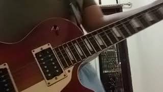 Afif Style Gibson with Smooth Reggae R&B Backing Track in C# Minor @YT Jam Tracks