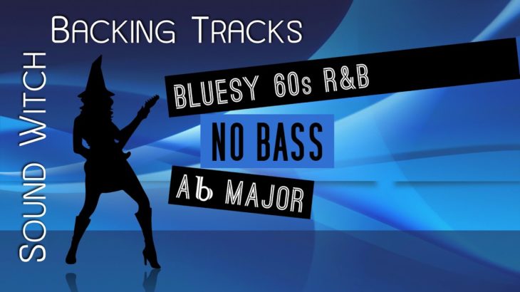 Bluesy 60s R&B Backing Track in Ab Major | No Bass | 100 BPM
