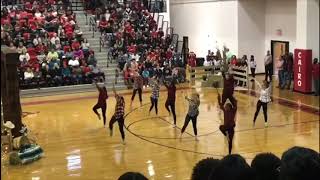 CHS Homecoming pep rally full R&B Dance Team, Majorettes, and Cheerleader performance