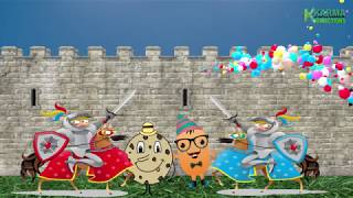 Humpty Dumpty Sat on the Wall | Nursery Rhymes in English | R&B Kids Songs