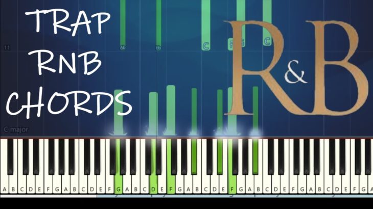 R&B Chord Progression #10 -TRAP RNB- [Synthesia] (Piano tutorial)
