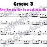 An example from the upcoming book 100 Ultimate Soul, Funk and R&B Grooves for Trumpet