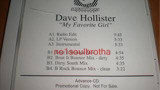 Dave Hollister “My Favorite Girl” (Dirty South Remix) (90’s R&B)