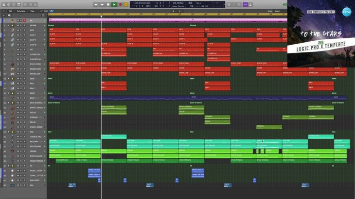 R&B Logic Pro X Template To The Stars