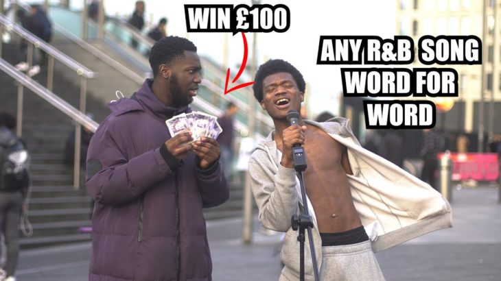 Sing Any R&B Song Word For Word To Win £100