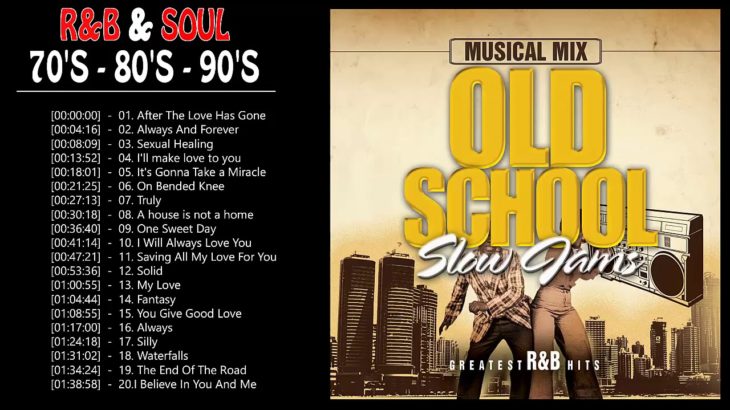 Best Old School Slow Jams Mix R&B & Soul 70’S, 80’S & 90’S – Old School Classic Slow Jams