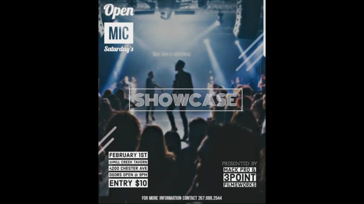 Mack Pro and 3 Point Filmworks HipHop R&B Showcase First Saturday’s