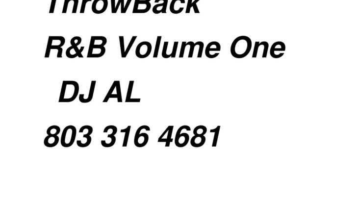 THROWBACK R&B DJ AL VOL 1