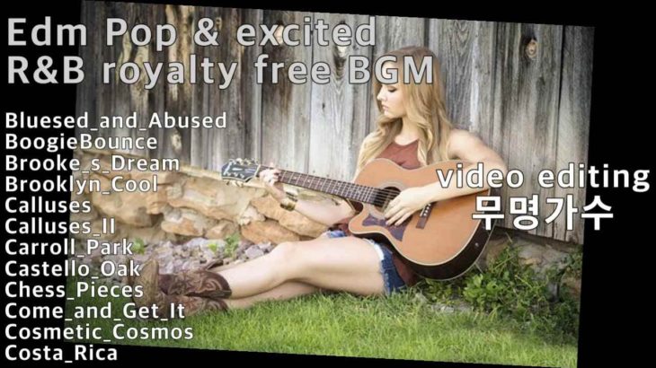 edm Pop & excited R&B royalty free BGM