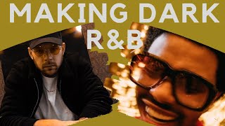 making dark R&B beats for the weeknd