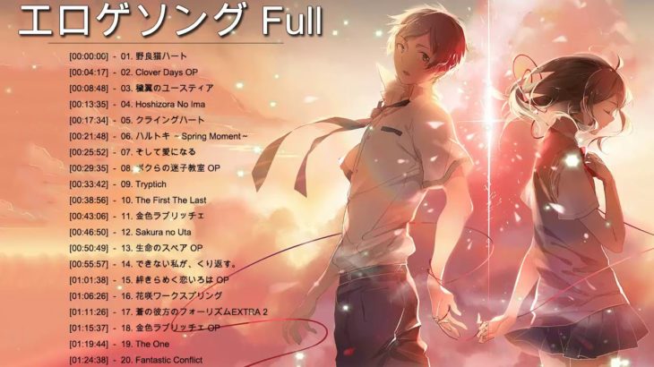 【作業用BGM】テンション跳ね上がるカッコイイ曲最強アニソンメドレー ~一度聴いたら忘れられないエロゲソングメドレーPowerful Vocal Japanese Anison Song
