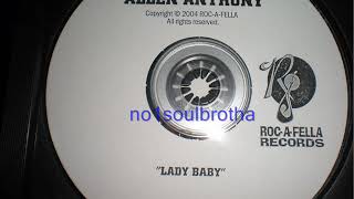 Allen Anthony “Lady Baby” (Unreleased R&B)