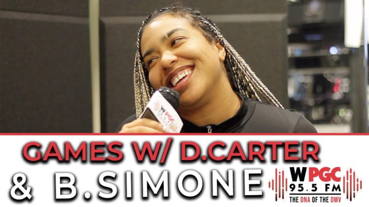 B.Simone plays R&B Valentines Game w/D.Carter
