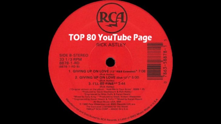 Rick Astley – Giving Up On Love (12” R&B Extended Mix)