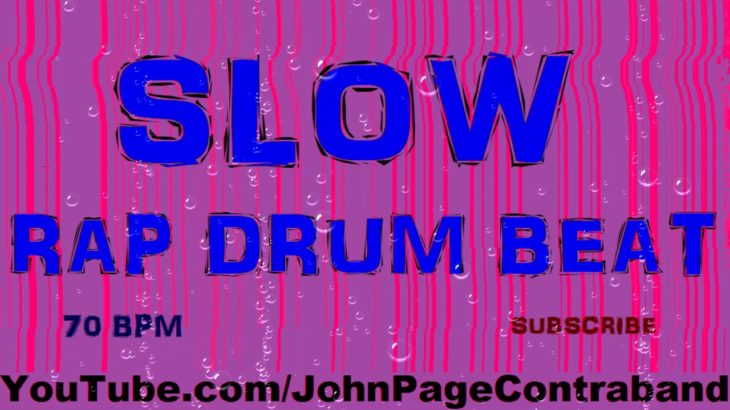 Slow Rap R&B Drum Beat Track Loop 70 bpm Chill Mellow