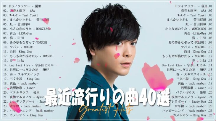 『2022最新版』 最近流行りの曲20選🌴日本の音楽 邦楽 10,000,000回を超えた再生回数 ランキング🌿2022ヒット曲メドレー🌴新曲 2022🌿YOASOBI、米津玄師、Tani Yuuki