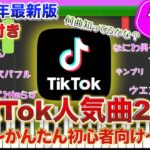 【2023年最新版】TikTok人気曲20選メドレー【ドレミ付き】初心者向けゆっくり 簡単ピアノ BGM 弾いてみた ランキング