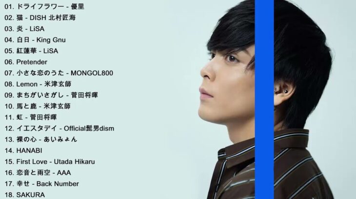 JPOP 最新曲ランキング 邦楽 2021🍂Official髭男dism,米津玄師,あいみょん,YOASOBI,宇多田ヒカル,King Gnu,GReeeeN,菅田将暉