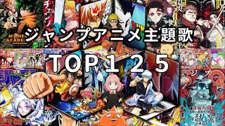 ジャンプアニメ主題歌シングル売り上げランキングTOP125 ※00年以降