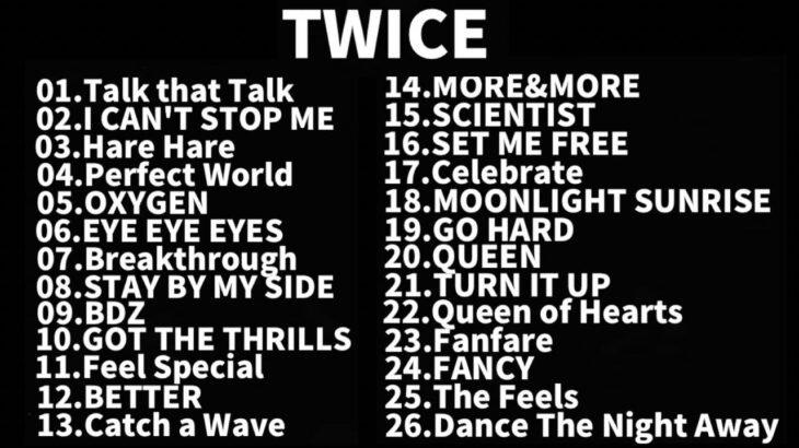 【作業用】TWICEメドレー2