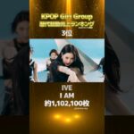 KPOPガールズグループ歴代初動売上ランキング！2023/04/16現在 #niziu #ive #shorts
