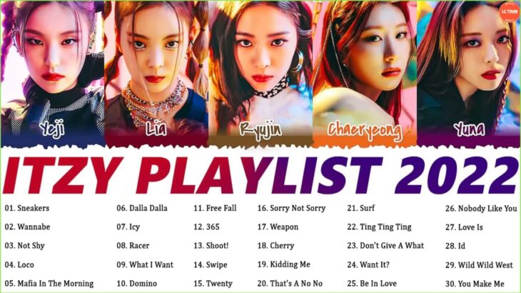 【作業用BGM】 ITZY メドレー 🎶 ITZY  最新曲メドレー2022　ヒット曲全20曲