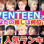 【最新】SEVENTEEN メンバー人気ランキング　#SEVENTEEN　#KPOP　#ランキング