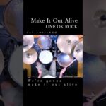 【ワンオク最新曲！】Make It Out Alive / ONE OK ROCK ドラム #shorts