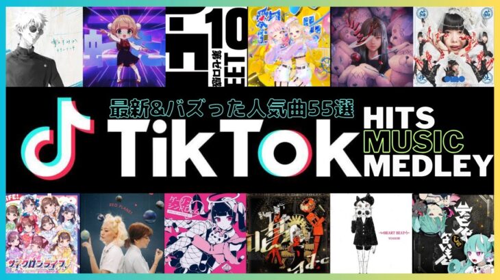 TikTokヒットソングメドレー2024【最新&バズったティックトック人気曲55選】