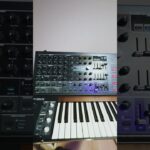 Arturia MatrixBrute とリズムマシーンでテクノミュージック作り No2 #techno  #analogsynthesizer #resystem #electronicmusic