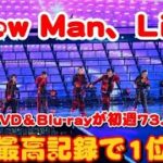 Snow Manの最新音楽映像作品が、「週間ミュージックDVD・Blu-ray Discランキング」で1位を獲得。