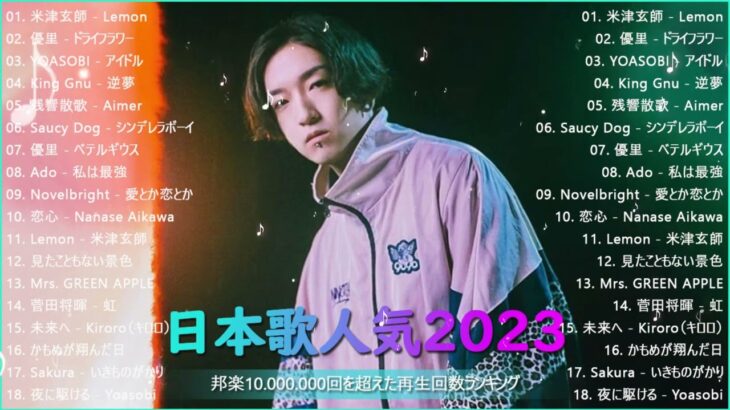 『2024 最新版』最近流行りの曲40選 👑 2024 ヒット曲メドレー 👑 Yoasobi, Ado, 優里