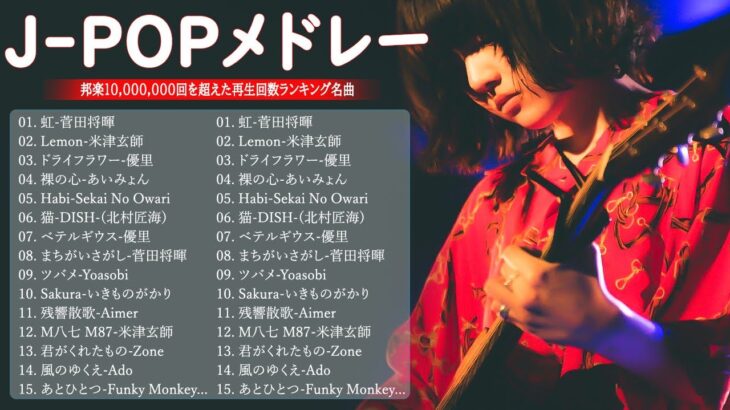 『2024最新版』 最近流行りの曲40選 🎧✨ 新曲 2024 JPOPメドレー (最新曲 2024) || 2024ヒット曲メドレー🎶YOASOBI、Ado、米津玄師、優里…TM.01